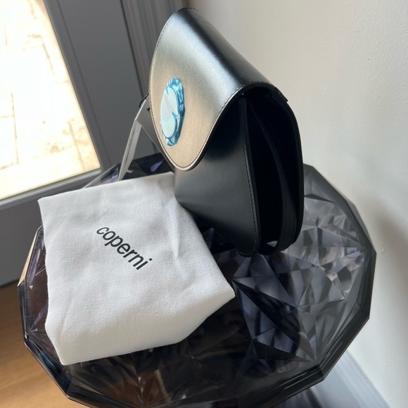 Coperni Mini U.F.O. Leather Top Handle Bag Black - Picture 6 of 13